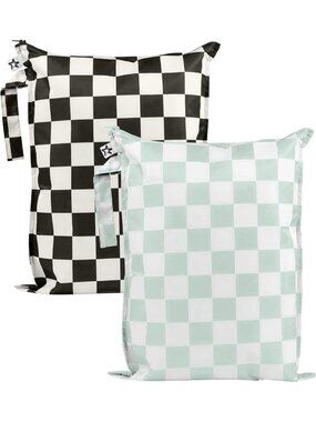 New Mess Proof Wet Bags | 2-Pack Reusable Waterproof Wet Bags